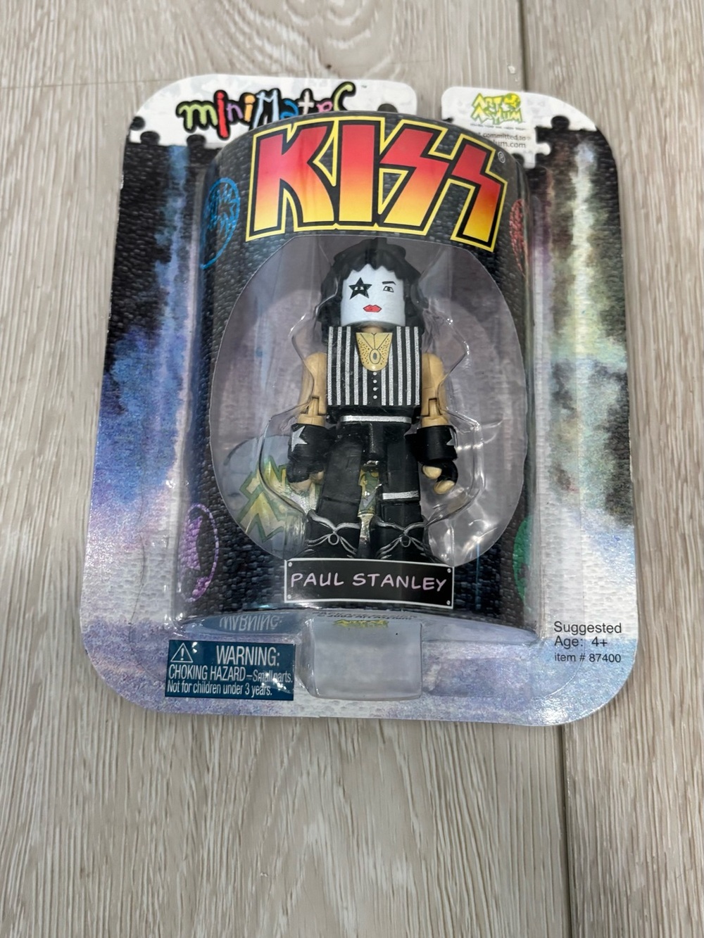 KISS Paul Stanley Mini Mate Figure - Black, White & Gold